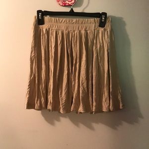 Tan Skater Skirt